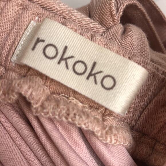 ASOS Rokoko jumper strapped tie back jumpsuit - Picture 6 of 8